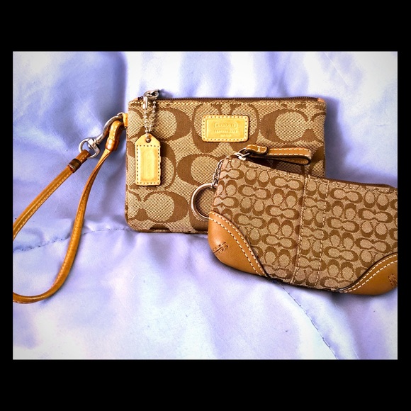 Coach Handbags - COACH classic ‘C’ wristlet ONLY